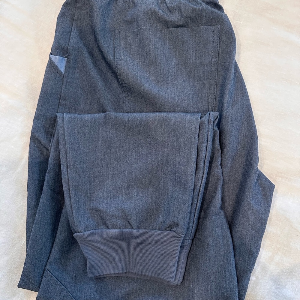 Figs, dark denim blue Zamora Jogger scrub Pants